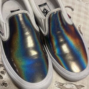 Holographic Vans men’s 6